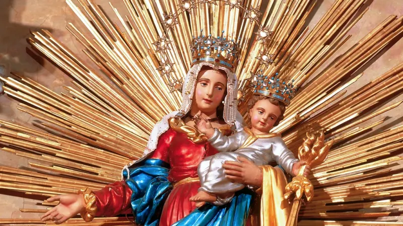 Hostýnská madona s Ježíškem