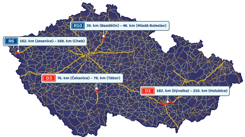 Výjimky za zpoplatnění dálnic a rychlostních silnic