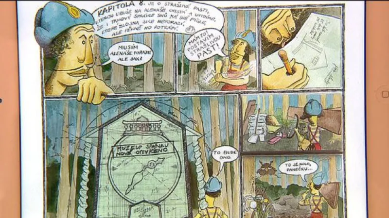 Interaktivní komiks Malý Alenáš
