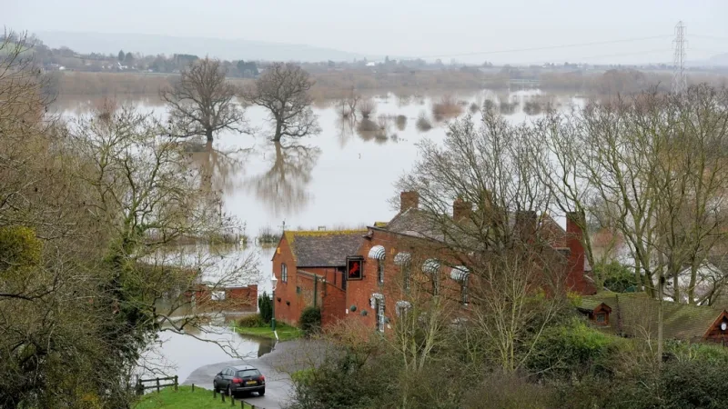 Řeka Severn u Glouchesteru