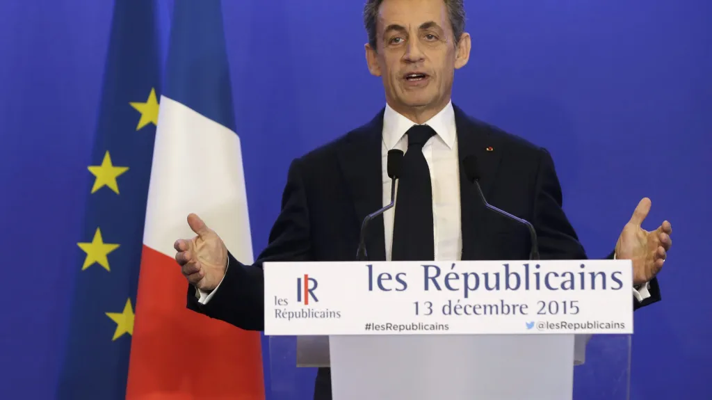 Nicolas Sarkozy po vyhraných regionálních volbách
