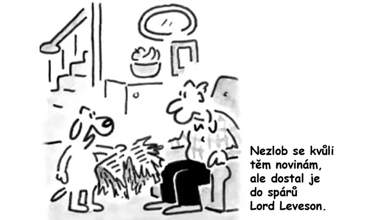 Karikatura z listu Daily Telegraph