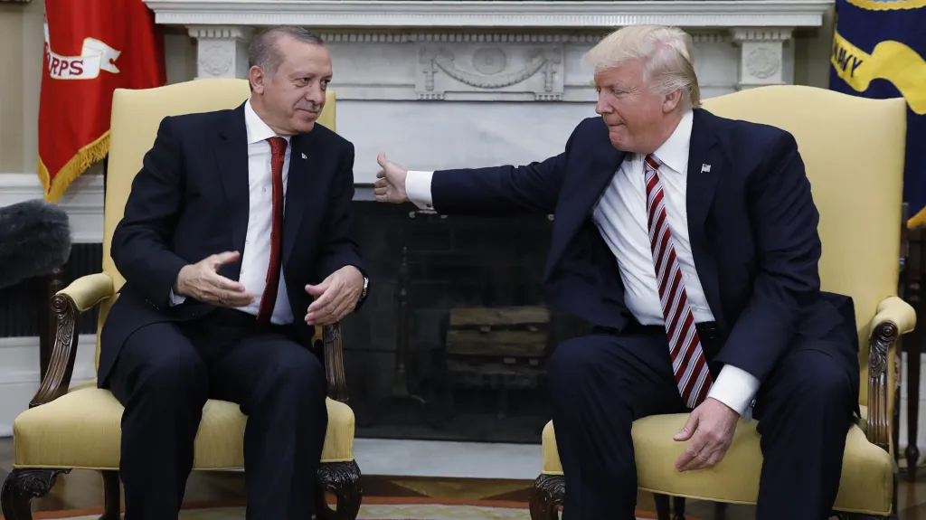 Prezidenti Recep Tayyip Erdogan a Donald Trump