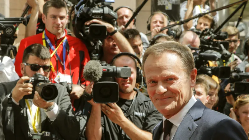 Donald Tusk dorazil na summit EU