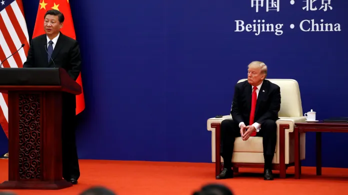 Si Ťin-pching a Donald Trump
