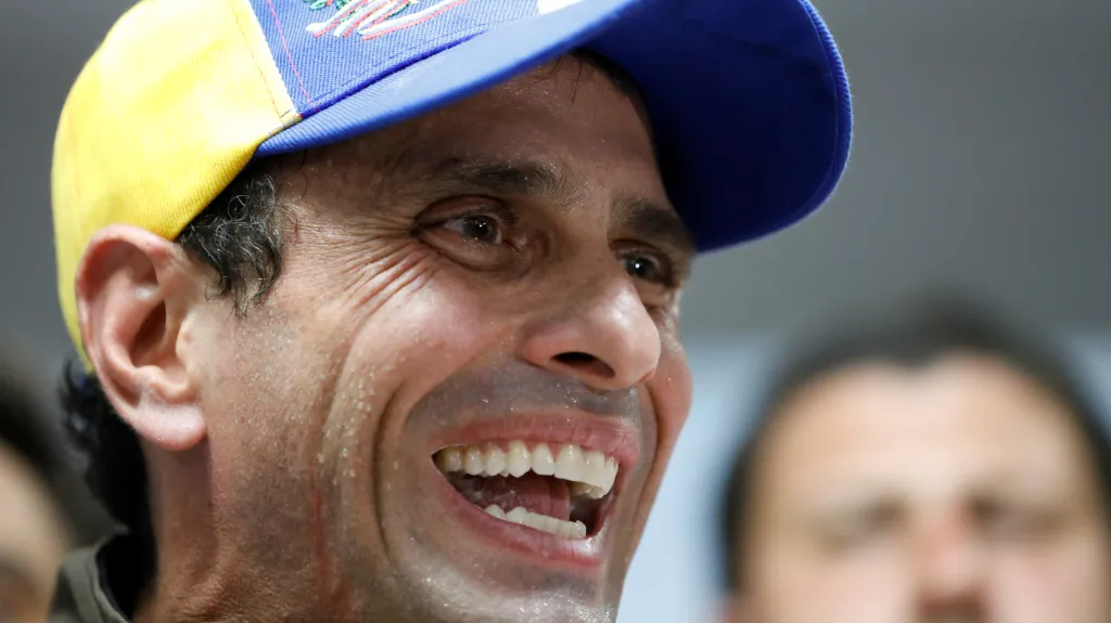 Lídr venezuelské opozice Henrique Capriles