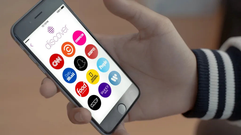 Služba Discover na Snapchatu