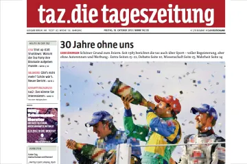 TAZ slaví: Rozmazaná loga sponzorů a formule 1 jako zábava pro primitivy