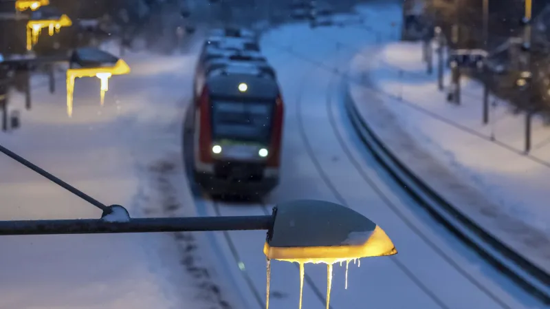 Vlak na cestě do Dortmundu