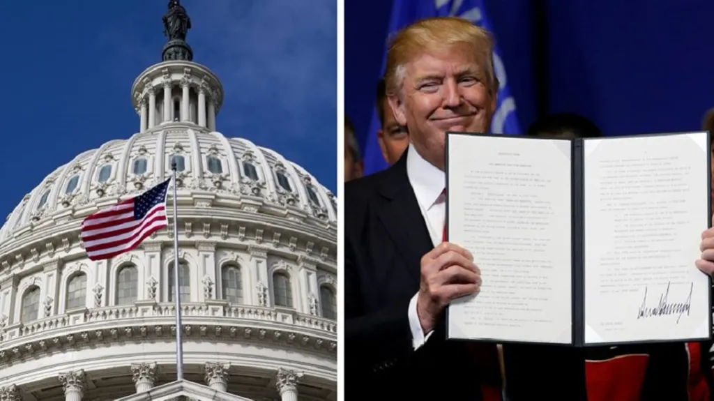 Americký Kongres vs. prezident Donald Trump