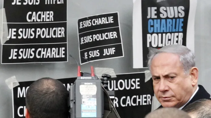 Benjamin Netanjahu v Paříži