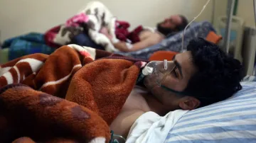 Ranění v polní nemocnici na libanonsko-syrské hranici