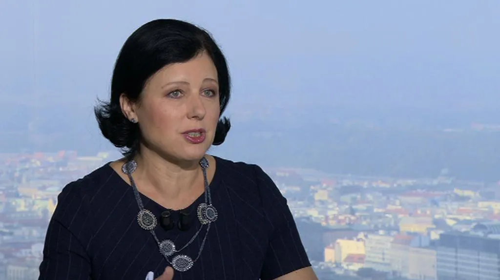 Eurokomisařka Věra Jourová v pořadu OVM