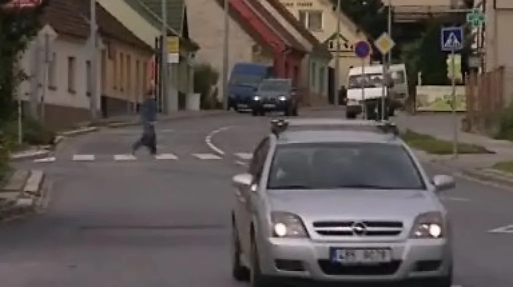 Přechod na ulici Fryčajova