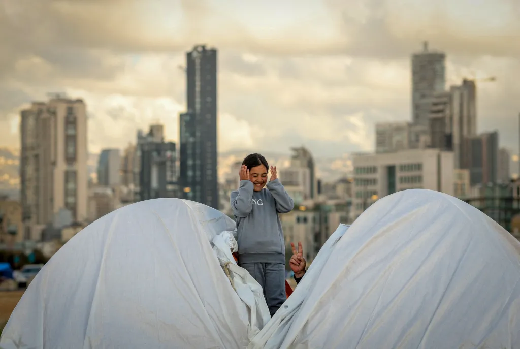 Váleční bezdomovci našli v Bejrútu improvizované útočiště
