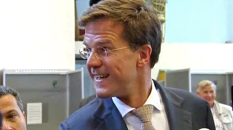 Nizozemský premiér Mark Rutte