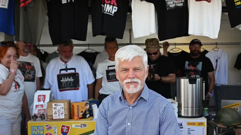 Prezident Petr Pavel na festivalu Pohoda v Trenčíně