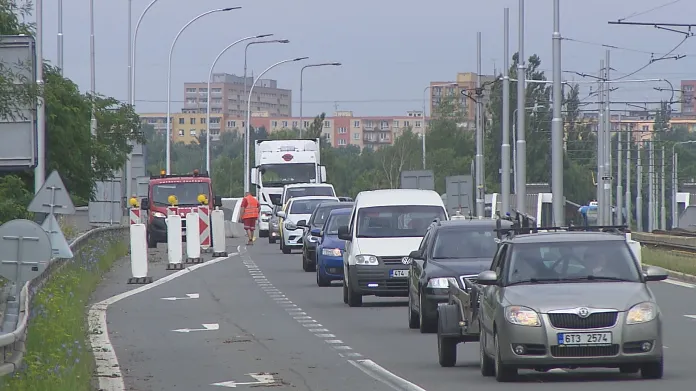 Uzavírka kvůli rekonstrukci mostu v opavské ulici v Ostravě