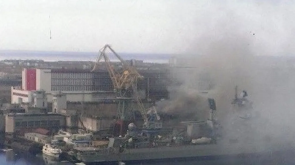 V Archangelsku hoří jaderná ponorka