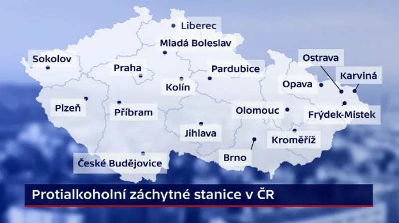 Protialkoholní záchytné stanice v ČR