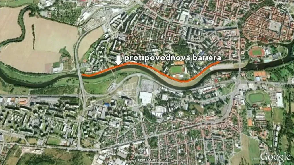 České Budějovice ochrání protipovodňová bariéra