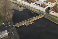 Centrum Českých Budějovic propojí provizorní most