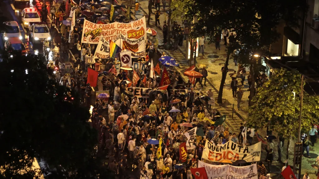 Protesty zaměstnanců Petrobrasu