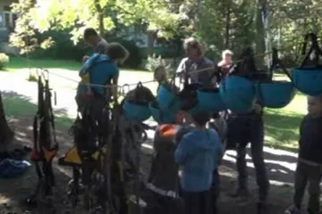 Lanový svět pro příbramské skauty