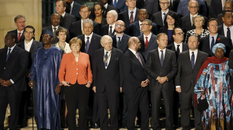 Účastníci maltského summitu k migrační krizi