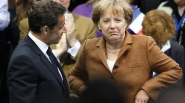 Angela Merkelová a Nikolas Sarkozy