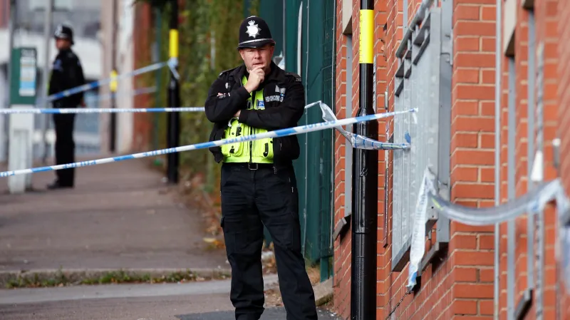 Policista v Birminghamu