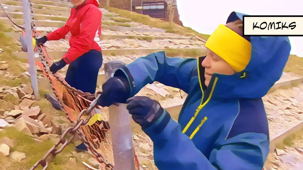 Sněžku obepnula síť. Horskou přírodu má chránit před turisty