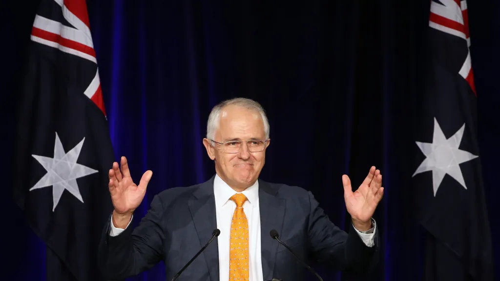 Předseda liberálů a premiér Malcom Turnbull