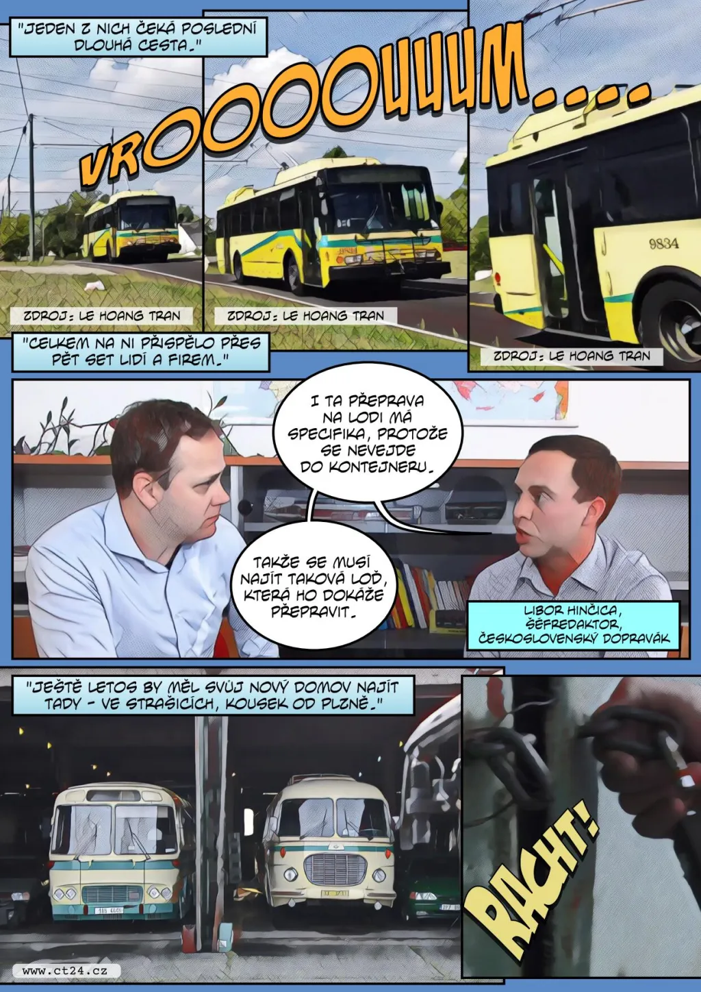 Český trolejbus se vrací z USA