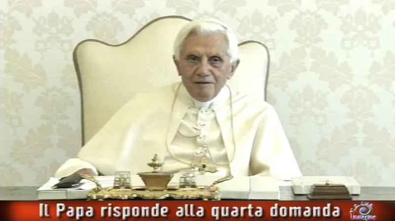 Rozhovor Benedikta XVI. pro Rai Uno