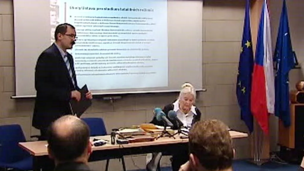 Pavel Žáček na tiskové konferenci