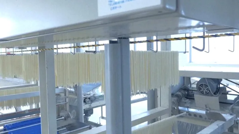 Výroba nudlí v japonském městě Takamacu