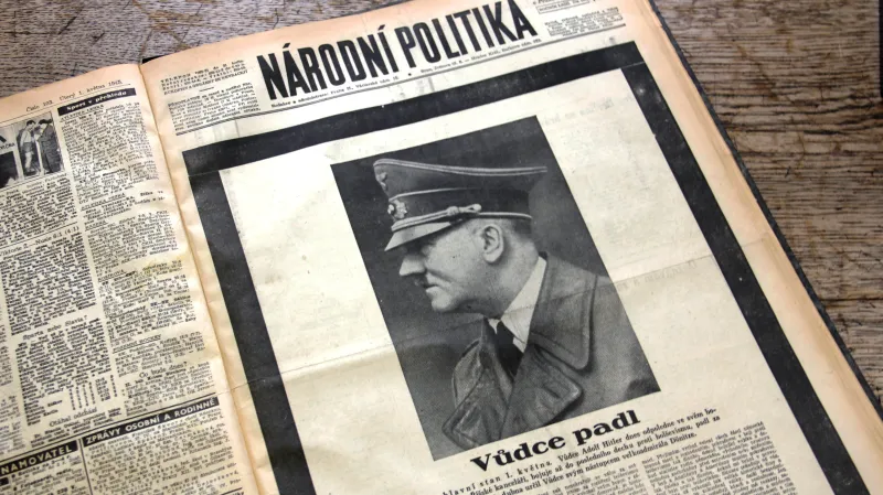 Smrt Adolfa Hitlera v českém tisku