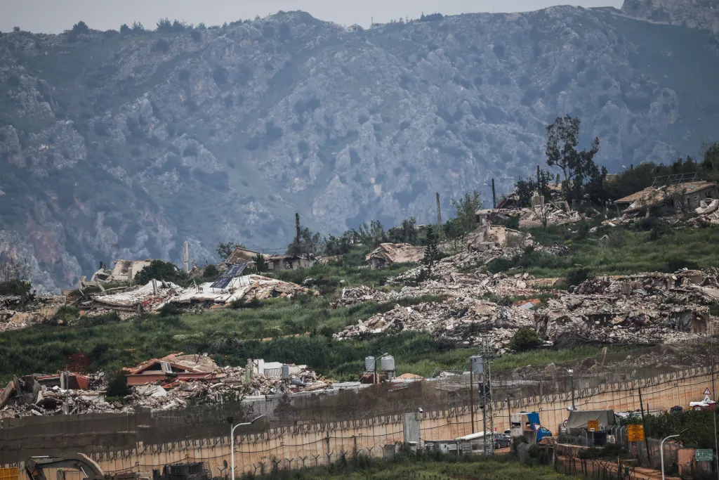 Zbořená libanonská vesnice (28. 4. 2026)
