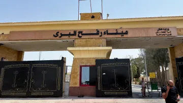 Hraniční přechod Rafah mezi Egyptem a Pásmem Gazy