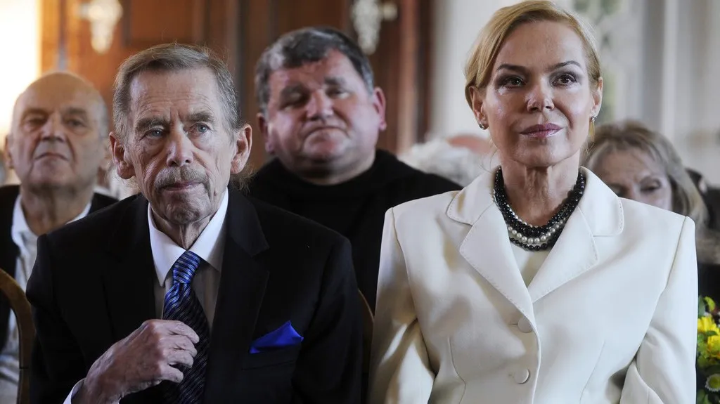 Václav Havel s manželkou Dagmar