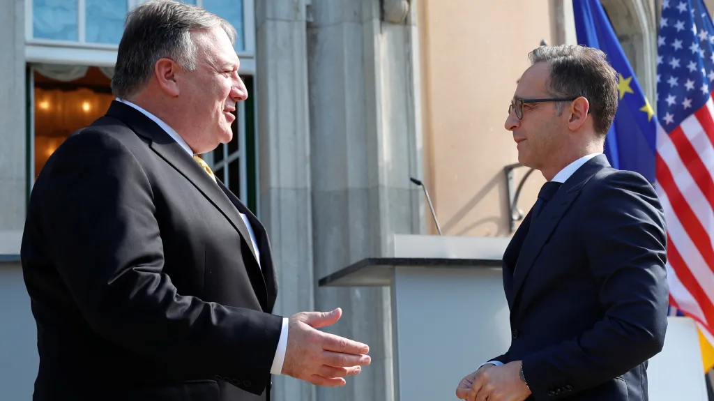 Mike Pompeo a Heiko Maas