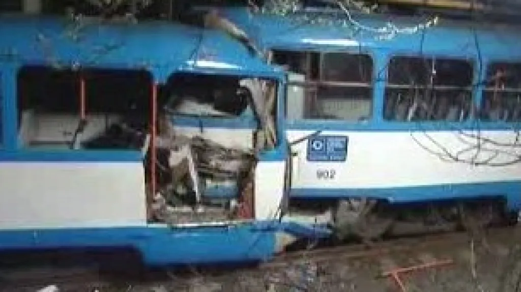 Tragická srážka dvou ostravských tramvají