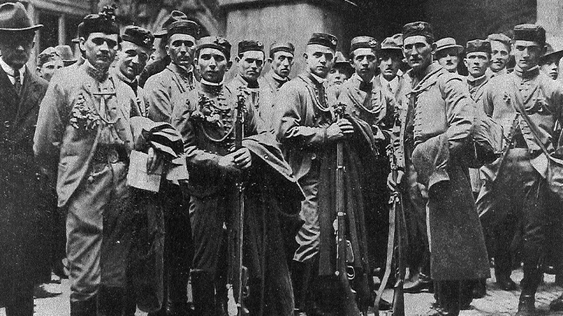 Sokolové při vzniku Československa