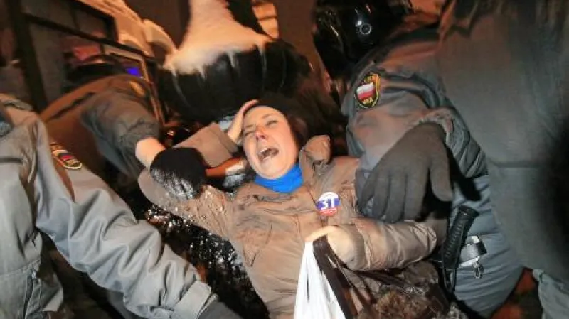 Demonstrace na obranu 31. článku ruské ústavy