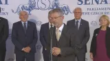 Miloš Vystrčil hovořil o návštěvě Volodymyra Zelenského v Senátu