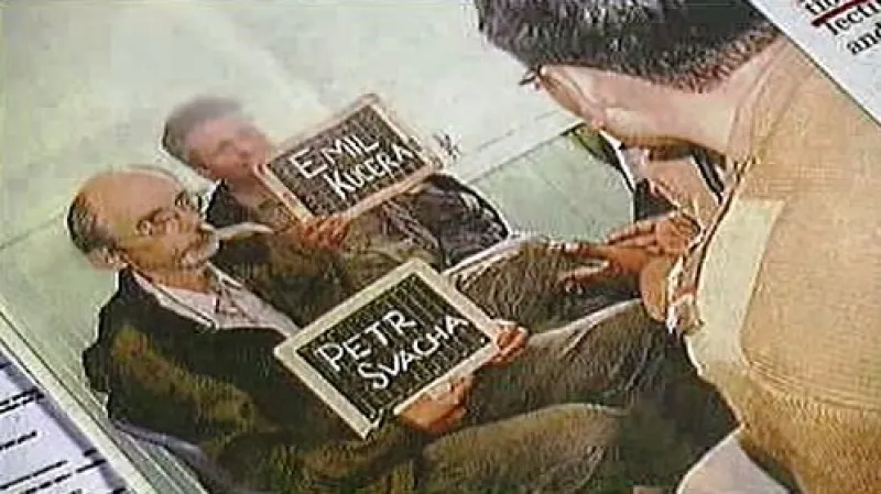Petr Švácha a Emil Kučera