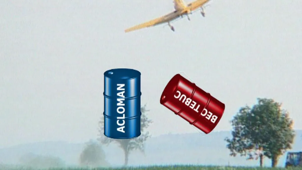 Nepovolené přípravky na ochranu rostlin Acloman a Bec Tebuc