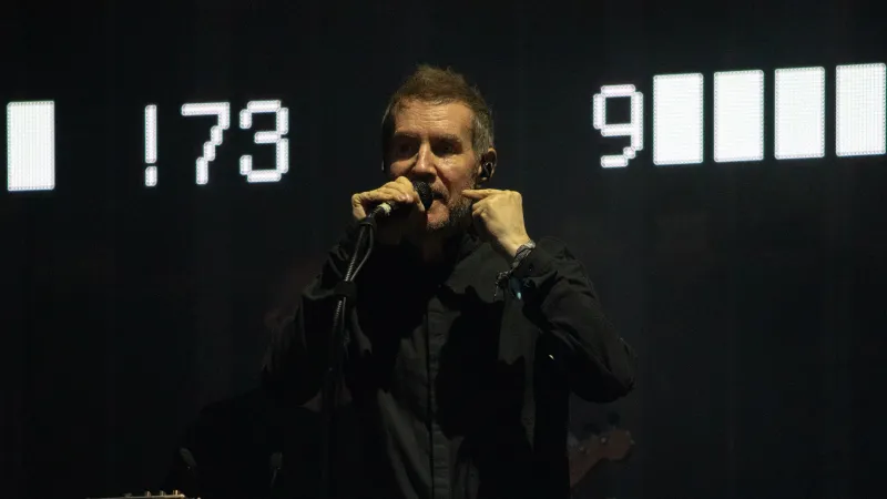 Robert Del Naja z Massive Attack na fotografii z roku 2025