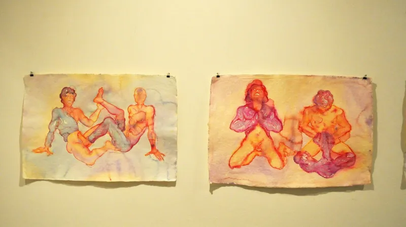 Z výstavy Tomáše Císařovského v Lounech